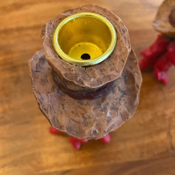 Jalapeño Red Chili Pepper Southwest Cowboy Candle Holders Set of two - Picture 14 of 14